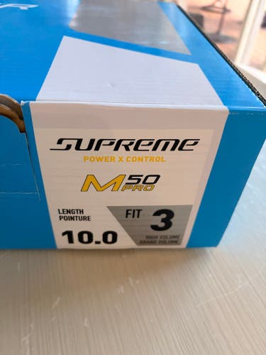 2024 Bauer Supreme M50 Pro Hockey Skates Wide Width 10 (New)