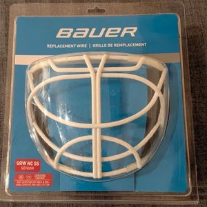 Bauer Senior Cat-Eye Replacement Wire / Cage - White (Brand New)
