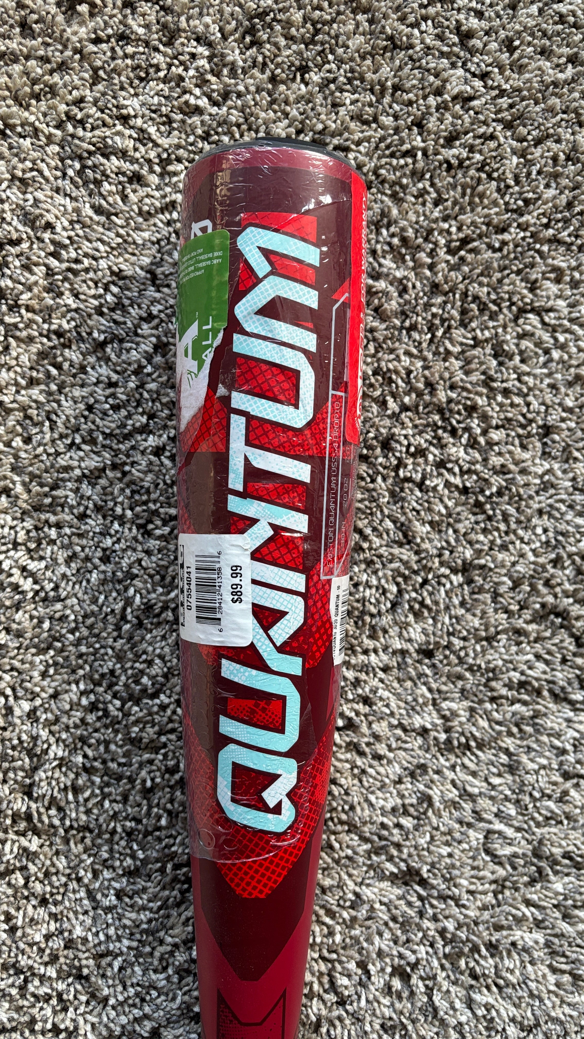 Easton Batte de baseball Quantum | USSSA | -10 | Corps de 7,5 cm | 78,7 cm