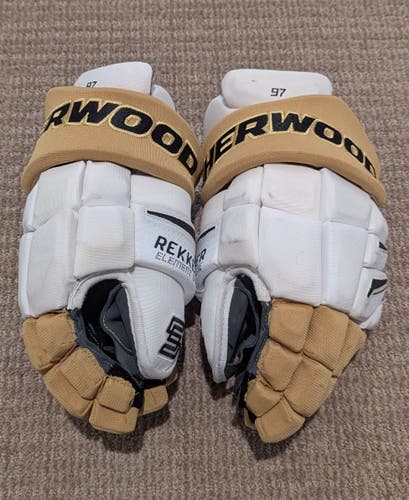 Sher-Wood Element One Gloves 14" Vegas Golden Knights Pro Stock (Lightly Used)