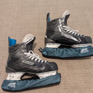 Black Bauer Nexus 1000 Hockey Skates Regular Width 12 (Used)