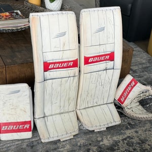 Bauer Hyperlite 2 Vintage Digiprint Full Set - Size large 35”, HL2 glove, 2-piece blocker