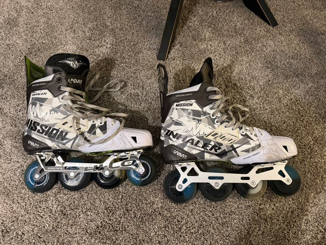 Mission Inhaler WM02 Inline Skates Regular Width Size 11.5 (Used)
