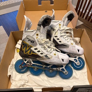Mission inhaler FS1 Inline Skates Size 6 fit 2 (Used) inline roller hockey skates Kryptonium chassis