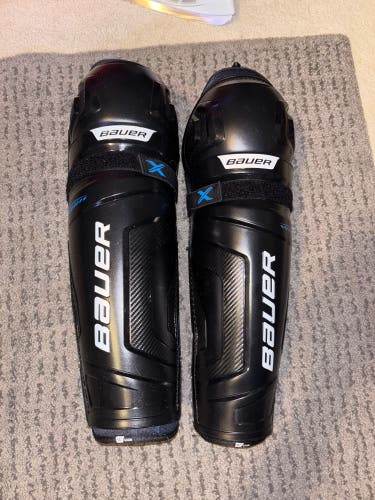 Senior Bauer X 16" Shin Pads (New)