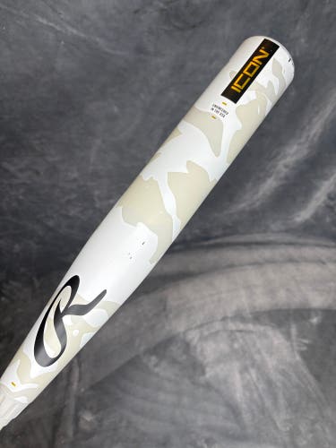 2025 Rawlings Icon Composite Bat USSSA Certified (-8) Composite 24 oz 32" (Used)