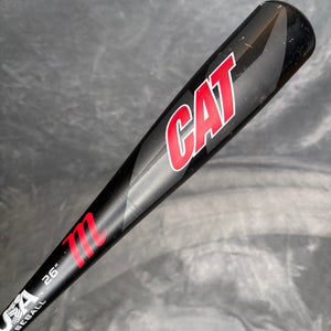 2021 Marucci CAT Alloy Bat USABat Certified (-11) Alloy 15 oz 26" (Used)