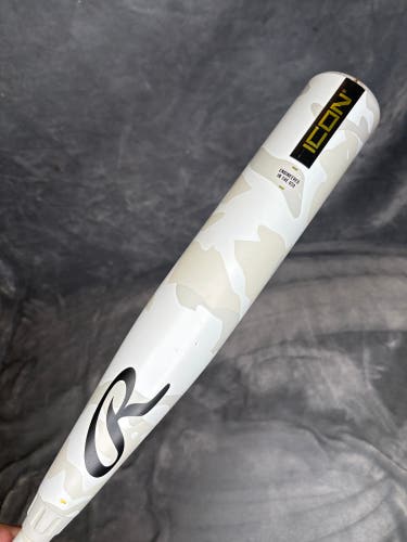 2025 Rawlings Icon Composite Bat USSSA Certified (-5) Composite 26 oz 31" (Used)