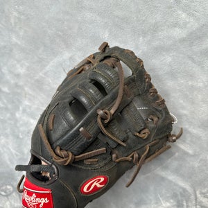 Black Rawlings Renegade RH First Base Baseball Glove 12.5" (Used)