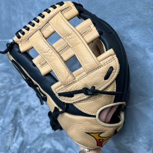 Black Mizuno Franchise LH Outfield Baseball Glove 12.5" (Used)