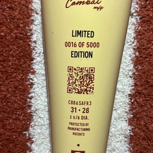 2025 Combat MFG Spec A1 Alloy BBCOR Certified Bat (-3) 28 oz 31" (Used)