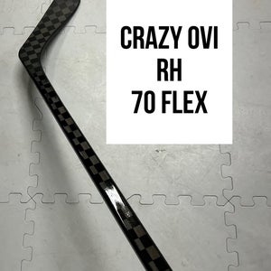 Senior(1x)Right OVI 70 Flex (P08) PROBLACKSTOCK Unbranded Blackout Pro Stock Hockey Sticks