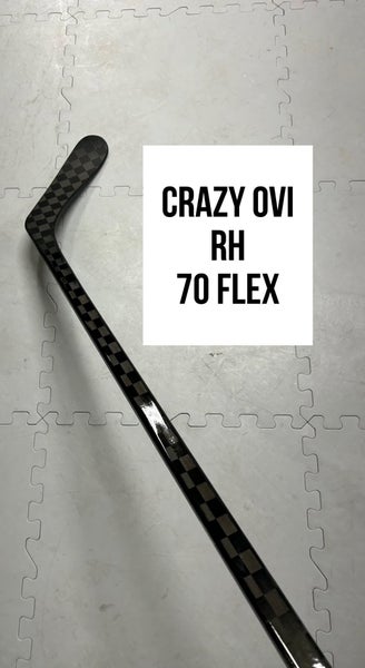 Senior(1x)Right OVI 70 Flex (P08) PROBLACKSTOCK Unbranded Blackout Pro Stock Hockey Sticks
