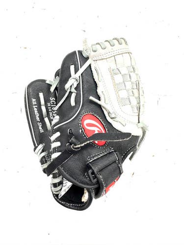 Used Rawlings SURE CATCH BB/SB Glove RH Throw Black 10 1/2" 11860-S000305132
