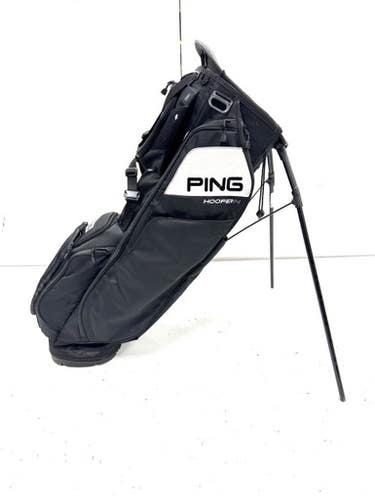 Used Ping HOOFER 14 Mens Stand Bag Black 11860-S000305123