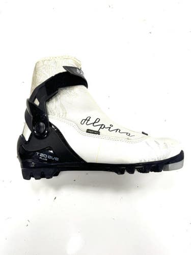 Used Alpina T 20 EVE Womens NNN XC Ski Boots White M 07-07.5 / W 08-08.5 11860-S000305120