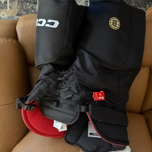 Boston bruins Men's Senior Medium CCM HP45 Hockey Pants Pro Stock (New)