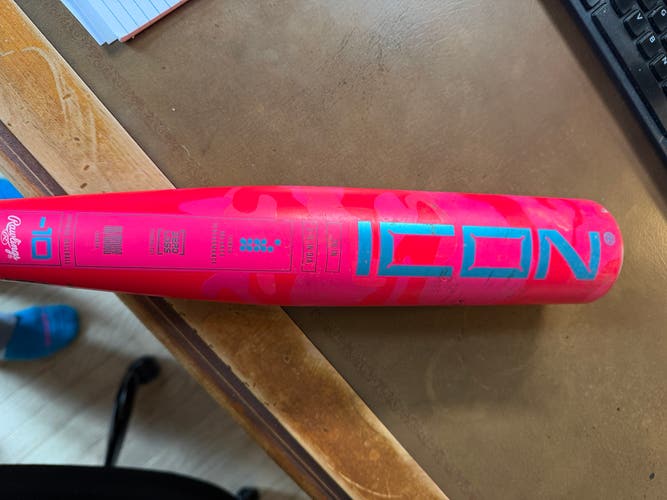 2025 Rawlings Icon Composite USSSA Certified Bat (-10) 18 oz 28" (Used)