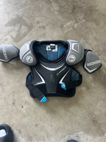 Small Youth Maverik Charger Shoulder Pads (Used)