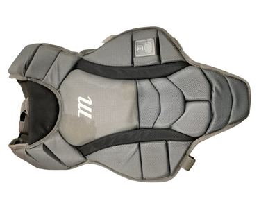 Used Marucci CHEST PROTECTOR Catchers Chest Protector Grey Adult 11613-S000178044