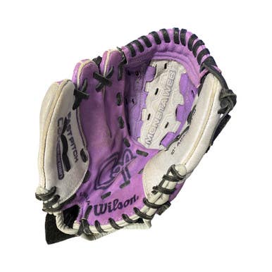 Used Wilson MONSTA WEB BB/SB Glove LH Throw Pink 10 3/4" 11883-S000156457