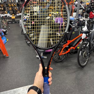 Used Wilson BURN 100LS Adult Tennis Racquet Black 4 1/4" 11337-S000479898