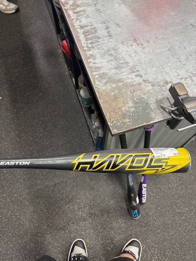 Batte Baseball Easton Havoc 2022, 27 Pouces / 17 Oz, Jeunesse, Gris, Alliage, Occasion