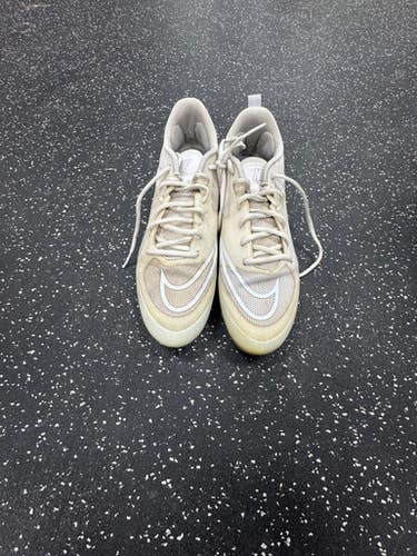 Used Nike LAX Cleats Mens White Senior 9 11849-S000037300