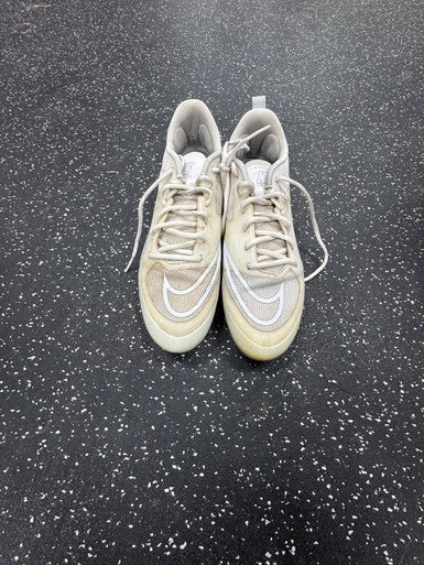 Used Nike LAX Cleats Mens White Senior 9 11849-S000037300