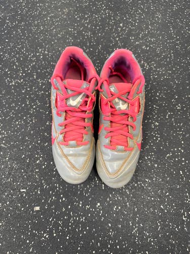 Used Nike DUAL PULL LAX Cleats Womens Pink Senior 9 11849-S000037407