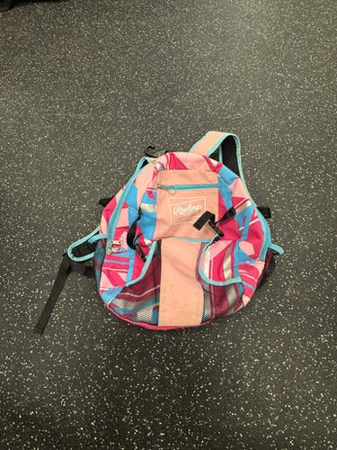 Used Rawlings REMIX BB/SB Player Carry Bag Pink 11849-S000037387