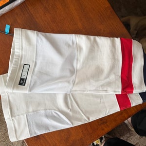 Washington capitals White Senior Large Socks Pro Stock (Used)