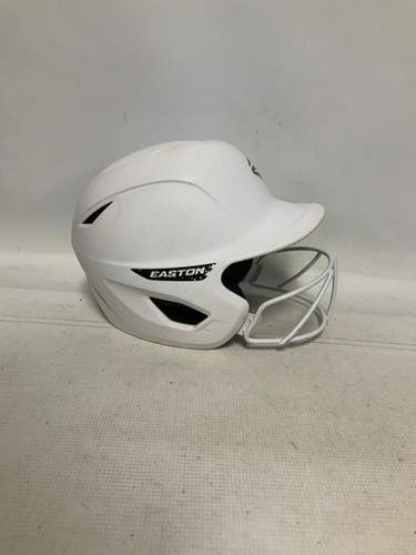 Used Easton GHOST MATTE Batting Helmet w/Mask White M/L 11823-S000037515