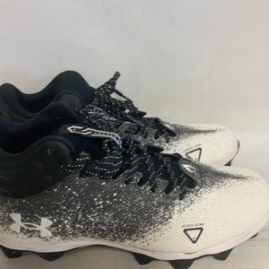 Used Under Armour Adult FB Cleats White Senior 9.5 11823-S000037489