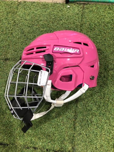 Pink Youth Bauer Prodigy Helmet (Used)
