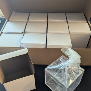 Premium Pro Baseball Display Cubes with Ball Cradle LOT 12 Cases - UV Protected