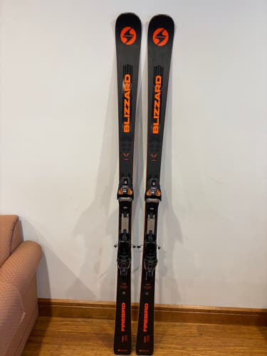 2025 Blizzard  175 cm Racing Firebird HRC Skis With Bindings Max Din 14 (Used)