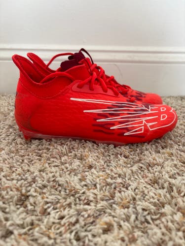 Kids 5.5Y (Big Kids / Youth) Youth New Balance Burn X3 Mid Top Molded Cleats (Used)