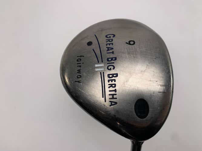 Callaway Great Big Bertha II 9 Fairway Wood 24* GBB System 60 60g Firm Mens RH