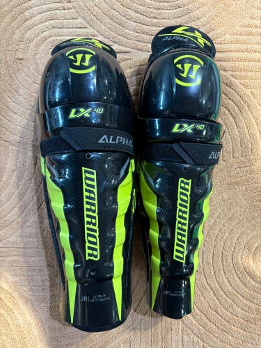 Junior Warrior Alpha LX 40 Shin Pads 12" (New)