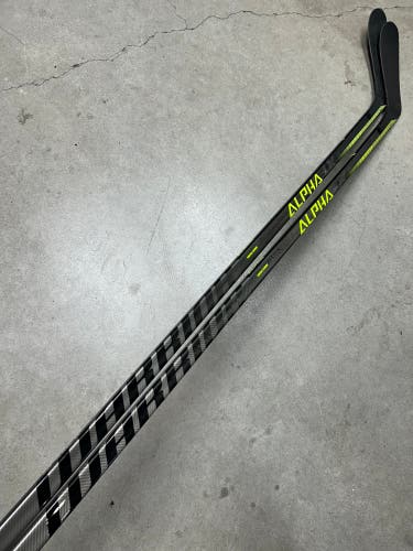 2 PACK 75 Flex P28 Senior Warrior Alpha LX20 Left Hand Hockey Stick Pro Stock (New)
