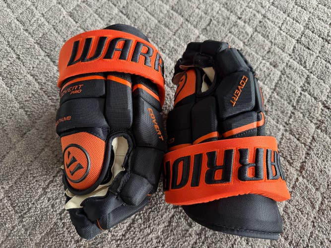 Warrior Covert Pro Gloves 14" (Used) - Orange and Black