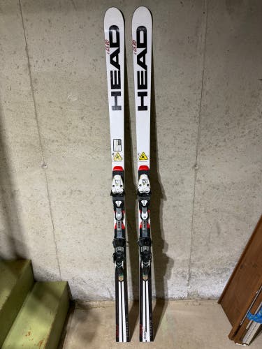 HEAD WC Rebels i.GS 191 cm Racing Skis With Bindings Max Din 16 (Used)