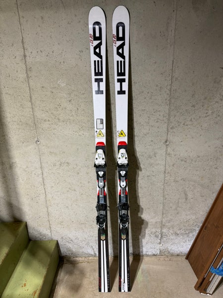 HEAD WC Rebels i.GS 191 cm Racing Skis With Bindings Max Din 16 (Used)