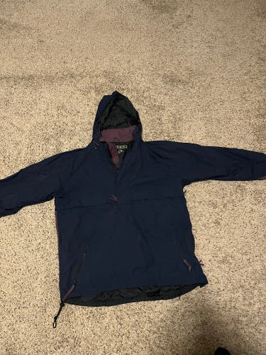 VINTAGE Blue Unisex Adult Large Burton Anorak Jacket (Used)
