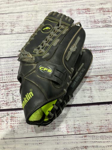 Black Franklin Fieldmaster RH Baseball Glove 12" (Used)