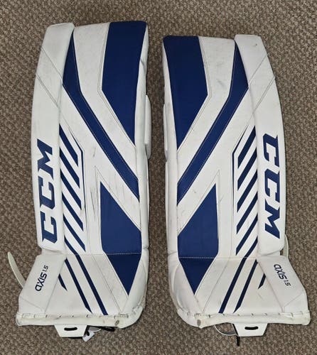 26+1" CCM Axis 1.5 Goalie Leg Pads (Used)