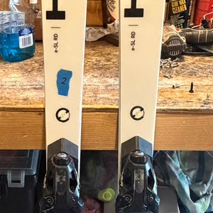 156cm HEAD Rebel e SL RD Skis With Bindings Max Din 16 (Used)
