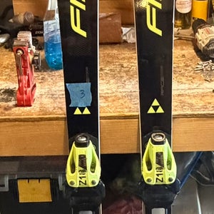 Fischer RC4 WC SL 165 cm Racing Skis Max Din 18 (Used)