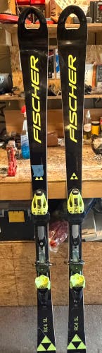Fischer RC4 WC SL 165 cm Racing Skis Max Din 18 (Used)